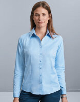 Ladies´ Long Sleeve Tailored Herringbone Shirt,...