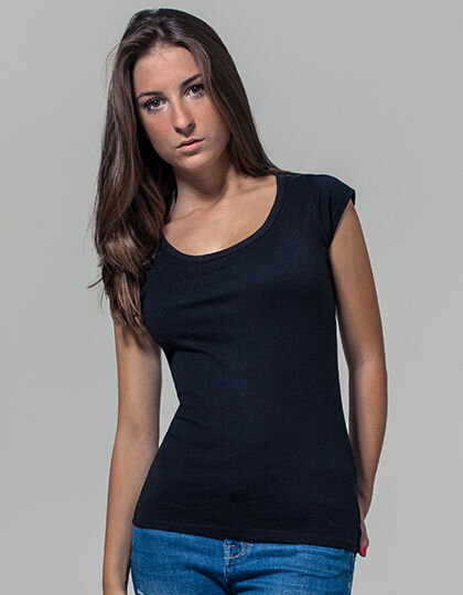 Ladies&acute; Back Cut Tee, Build Your Brand BY035 // BY035