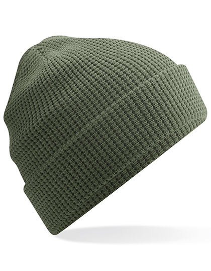 Organic Cotton Waffle Beanie, Beechfield B52N // CB52N