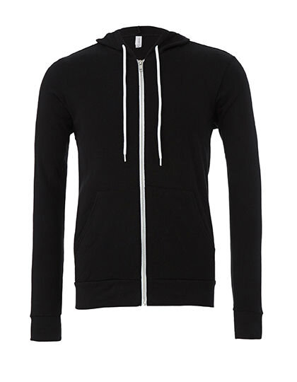 Unisex Poly-Cotton Fleece Full-Zip Hoodie, Canvas 3739 // CV3739