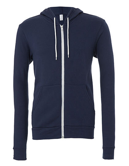 Unisex Poly-Cotton Fleece Full-Zip Hoodie, Canvas 3739 // CV3739