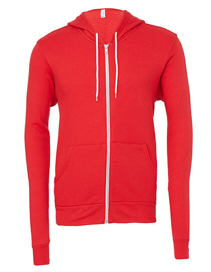 Unisex Poly-Cotton Fleece Full-Zip Hoodie, Canvas 3739 // CV3739