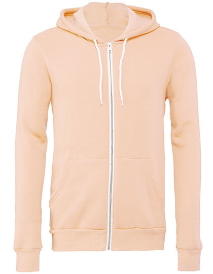 Unisex Poly-Cotton Fleece Full-Zip Hoodie, Canvas 3739 // CV3739