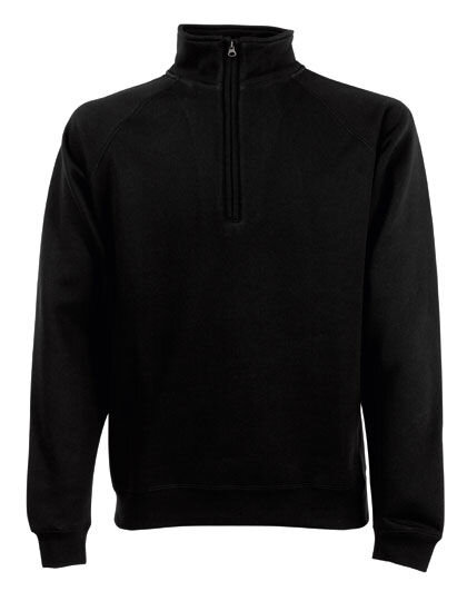 Classic Zip Neck Sweat, Fruit of the Loom 62-114-0 // F382N