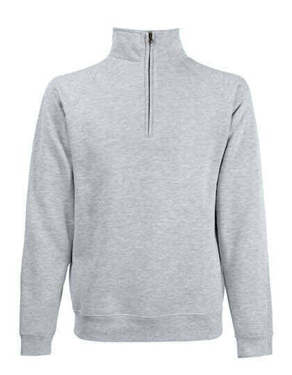 Classic Zip Neck Sweat, Fruit of the Loom 62-114-0 // F382N