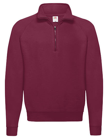 Classic Zip Neck Sweat, Fruit of the Loom 62-114-0 // F382N