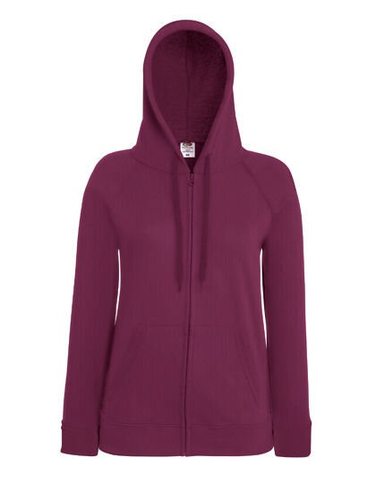 Ladies&acute; Lightweight Hooded Sweat Jacket, Fruit of the Loom 62-150-0 // F408