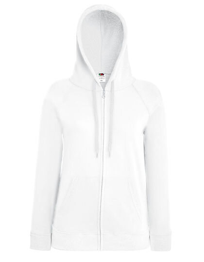 Ladies&acute; Lightweight Hooded Sweat Jacket, Fruit of the Loom 62-150-0 // F408