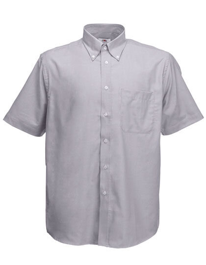 Men&acute;s Short Sleeve Oxford Shirt, Fruit of the Loom 65-112-0 // F601