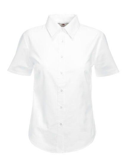 Ladies&acute; Short Sleeve Oxford Shirt, Fruit of the Loom 65-000-0 // F701