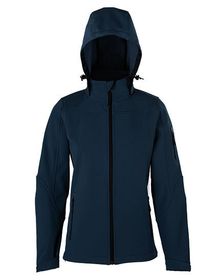 Women&acute;s Hooded Soft-Shell Jacket, HRM 1102 // HRM1102