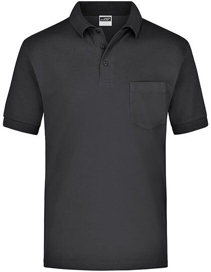 Polo-Piqu&eacute; Pocket, James+Nicholson JN026 // JN026