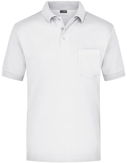 Polo-Piqu&eacute; Pocket, James+Nicholson JN026 // JN026