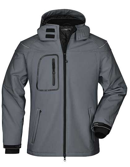 Men&acute;s Winter Softshell Jacket, James+Nicholson JN1000 // JN1000