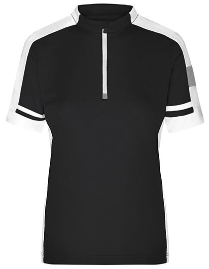 Ladies&acute; Bike-T Half Zip, James+Nicholson JN451 // JN451