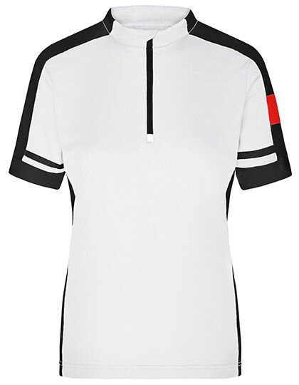 Ladies&acute; Bike-T Half Zip, James+Nicholson JN451 // JN451