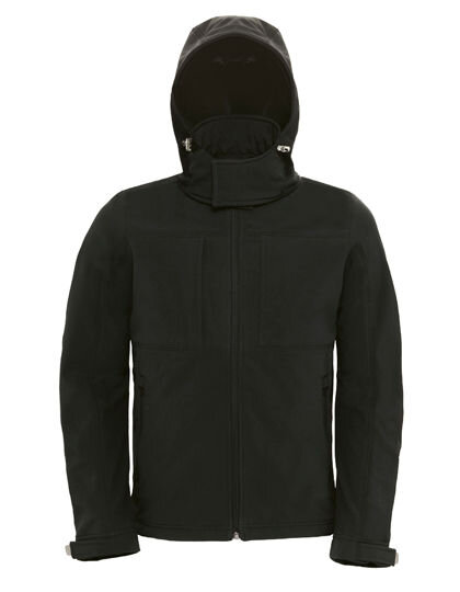 Men&acute;s Hooded Softshell, B&amp;C JM950 // BCJM950