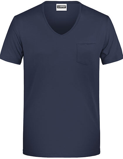 Men&acute;s T Pocket, James+Nicholson 8004 // JN8004