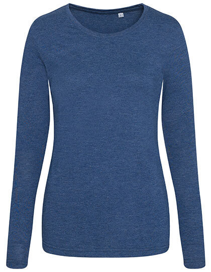 Women&acute;s Long Sleeve Tri-Blend T, Just Ts JT002F // JT002F