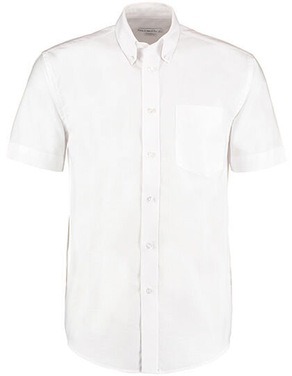 Men&acute;s Classic Fit Workwear Oxford Shirt Short Sleeve, Kustom Kit KK350 // K350