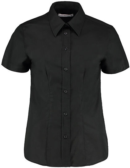 Women&acute;s Tailored Fit Workwear Oxford Shirt Short Sleeve, Kustom Kit KK360 // K360