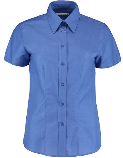 Women&acute;s Tailored Fit Workwear Oxford Shirt Short Sleeve, Kustom Kit KK360 // K360