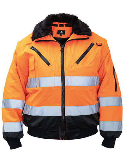 4-in-1 Hi-Vis Pilot Jacket Oslo, Korntex KXPJ // KX809S