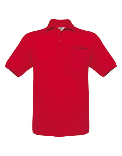 Unisex Polo Safran Pocket, B&amp;C PU415 // BCPU415