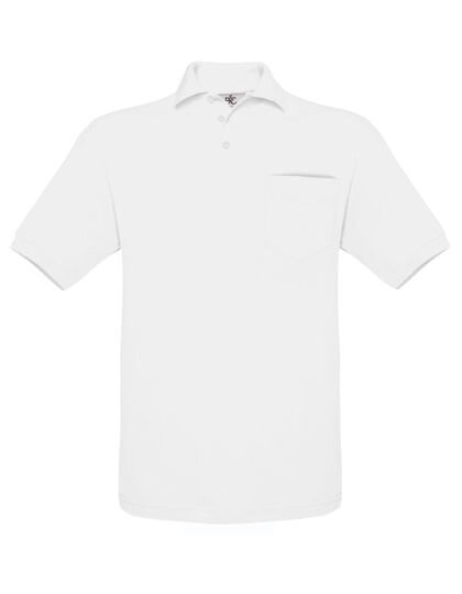 Unisex Polo Safran Pocket, B&amp;C PU415 // BCPU415