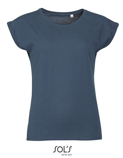 Women&acute;s Round Neck T-Shirt Melba, SOL&acute;S 01406 // L01406