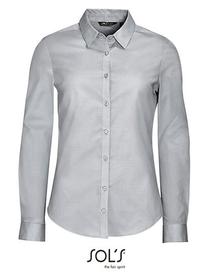 Women&acute;s Long Sleeve Stretch Shirt Blake, SOL&acute;S 01427 // L01427