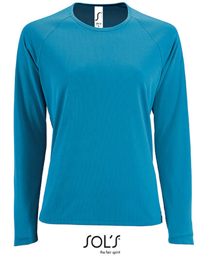 Women&acute;s Long Sleeve Sports T-Shirt Sporty, SOL&acute;S 02072 // L02072