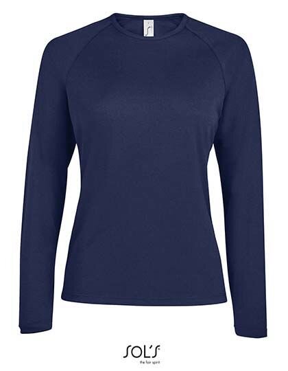 Women&acute;s Long Sleeve Sports T-Shirt Sporty, SOL&acute;S 02072 // L02072