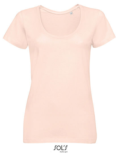 Women&acute;s Low-Cut Round Neck T-Shirt Metropolitan, SOL&acute;S 02079 // L02079