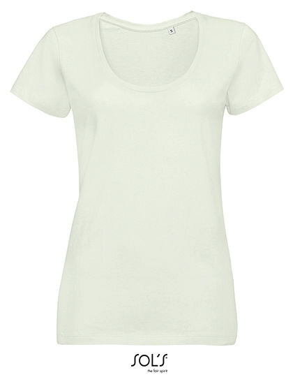 Women&acute;s Low-Cut Round Neck T-Shirt Metropolitan, SOL&acute;S 02079 // L02079