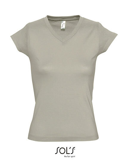 Women&acute;s V-Neck-T-Shirt Moon, SOL&acute;S 11388 // L156