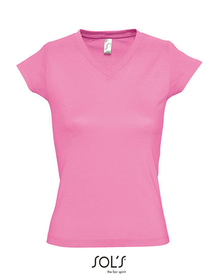 Women&acute;s V-Neck-T-Shirt Moon, SOL&acute;S 11388 // L156