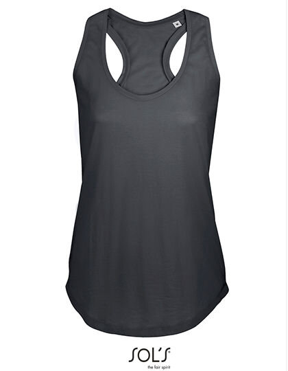 Women&acute;s T-Back Tank Top Moka, SOL&acute;S 00579 // L223