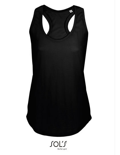 Women&acute;s T-Back Tank Top Moka, SOL&acute;S 00579 // L223