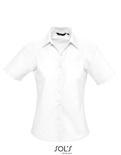 Women&acute;s Oxford-Blouse Elite Short Sleeve, SOL&acute;S 16030 // L610