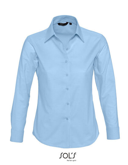 Women&acute;s Oxford-Blouse Embassy Long Sleeve, SOL&acute;S 16020 // L611