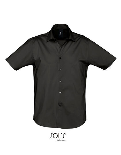 Men&acute;s Stretch-Shirt Broadway Short Sleeve, SOL&acute;S 17030 // L632