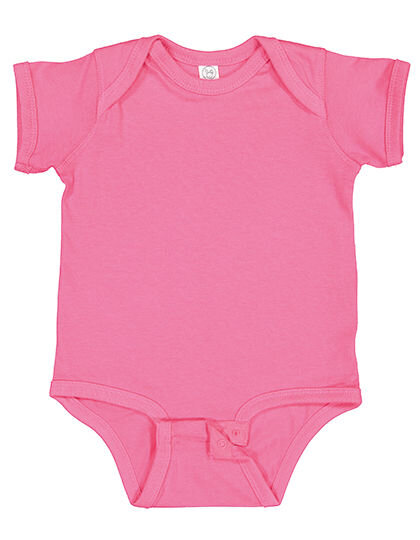 Infant Fine Jersey Short Sleeve Bodysuit, Rabbit Skins 4424EU // LA4424N