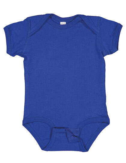 Infant Fine Jersey Short Sleeve Bodysuit, Rabbit Skins 4424EU // LA4424N