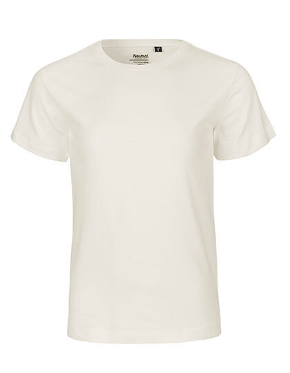 Kids&acute; Short Sleeve T-Shirt, Neutral O30001 // NE30001