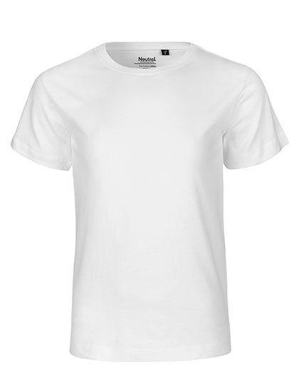 Kids&acute; Short Sleeve T-Shirt, Neutral O30001 // NE30001