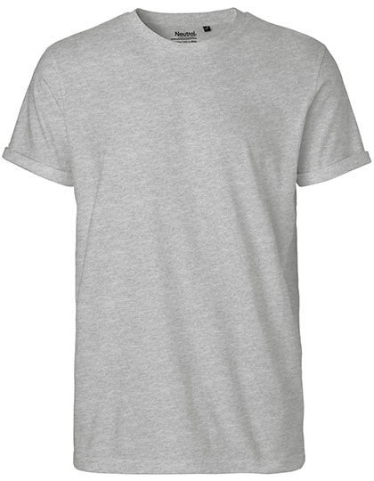 Men&acute;s Roll Up Sleeve T-Shirt, Neutral O60012 // NE60012