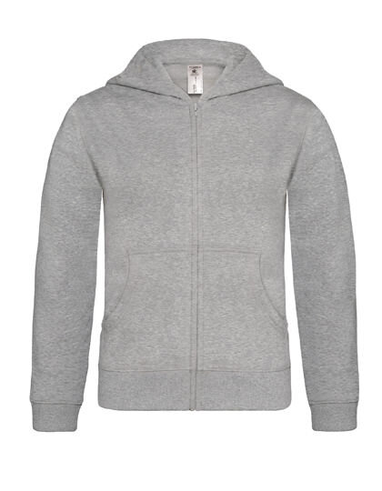 Kids&acute; Hooded Full Zip Sweat, B&amp;C WK682 // BCWK682