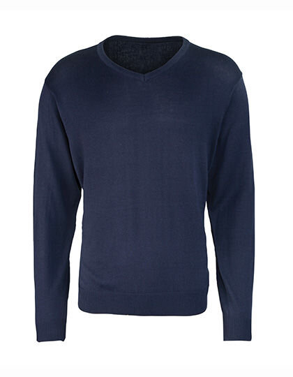 Men&acute;s V-Neck Knitted Sweater, Premier Workwear PR694 // PW694