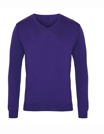 Men&acute;s V-Neck Knitted Sweater, Premier Workwear PR694 // PW694